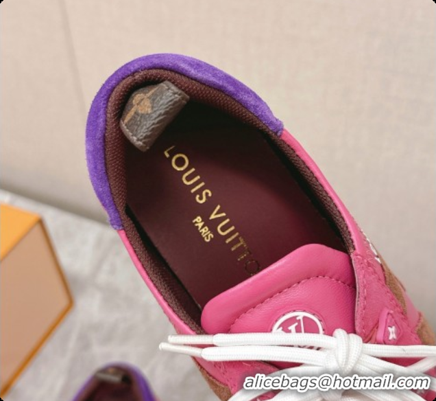 Best Product Louis Vuitton LV Sneakerina Sneakers Ballerina in Suede & Calfskin LV091718 Pink 2026