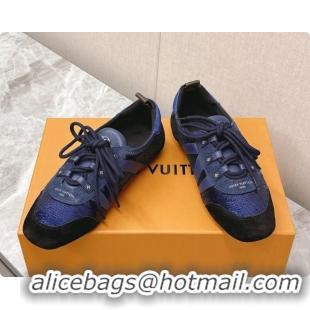 Grade Quality Louis Vuitton LV Sneakerina Sneakers Ballerina in Suede & Sequins LV091721 Blue 2026