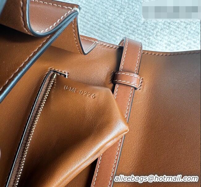 Best Price Celine Triomphe Folio Medium Bag in Calfskin Leather 102382 Tan Brown 2026