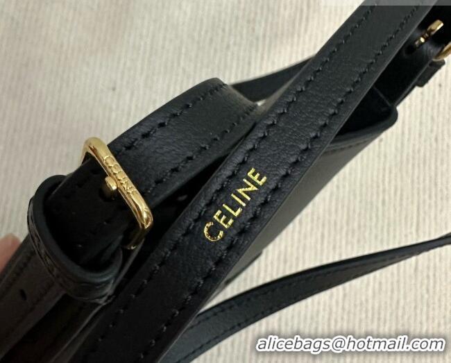 Chic Promotional Celine Héloïse Cell Phone Pouch in Soft Calfskin 10M753 Black 2026