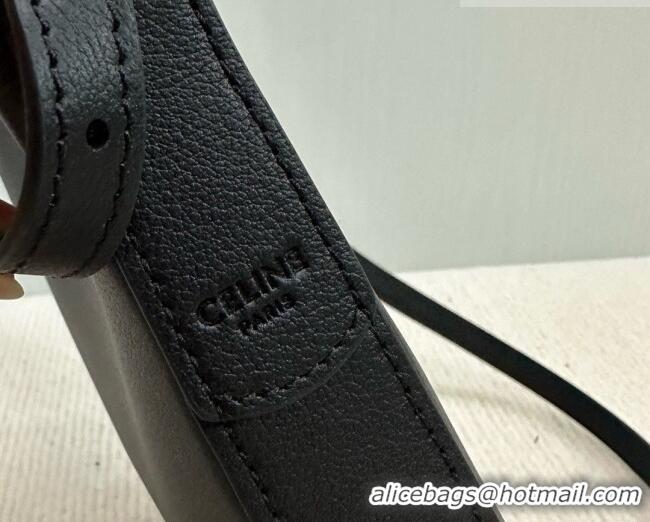 Chic Promotional Celine Héloïse Cell Phone Pouch in Soft Calfskin 10M753 Black 2026