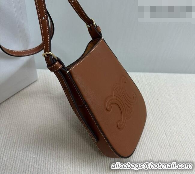 Buy Inexpensive Celine Héloïse Cell Phone Pouch in Soft Calfskin 10M753 Brown 2026