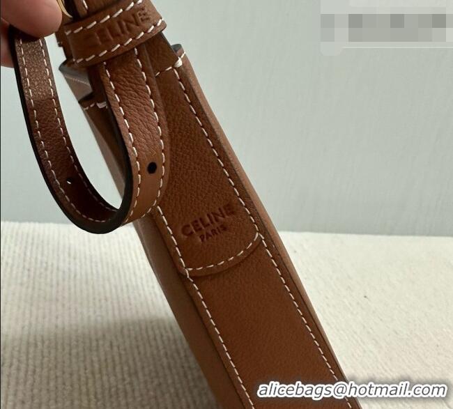 Buy Inexpensive Celine Héloïse Cell Phone Pouch in Soft Calfskin 10M753 Brown 2026