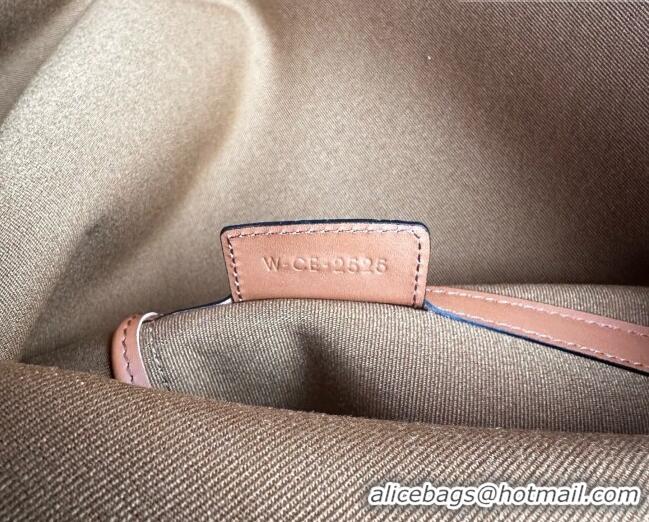 Promotional Celine Soft Shopping Bag in Triomphe Canvas and Calfskin Leather 123912 Beige 2026