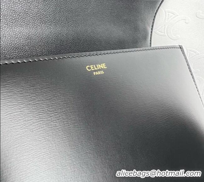 Good Taste Celine Besace Triomphe Bag in Shiny Calfskin 199273 C090449 Black 2026
