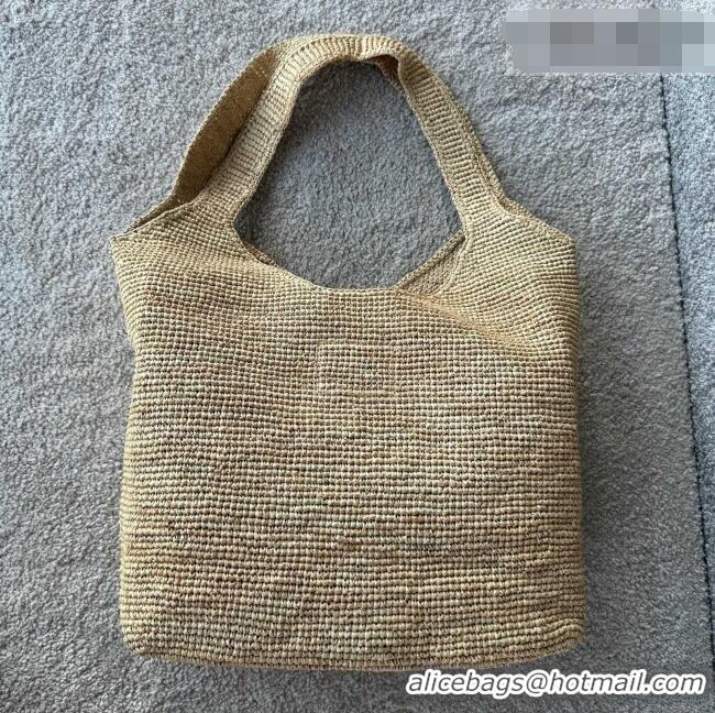 Top Design Celine Raffia and Calfskin Shopper Bag 119632 C090452 Beige 2026