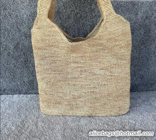 Top Design Celine Raffia and Calfskin Shopper Bag 119632 C090452 Beige 2026
