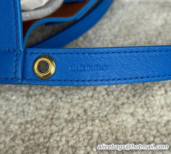 Top Grade Celine Small Cube Bag in Supple Calfskin 124182 C090456 Blue 2026