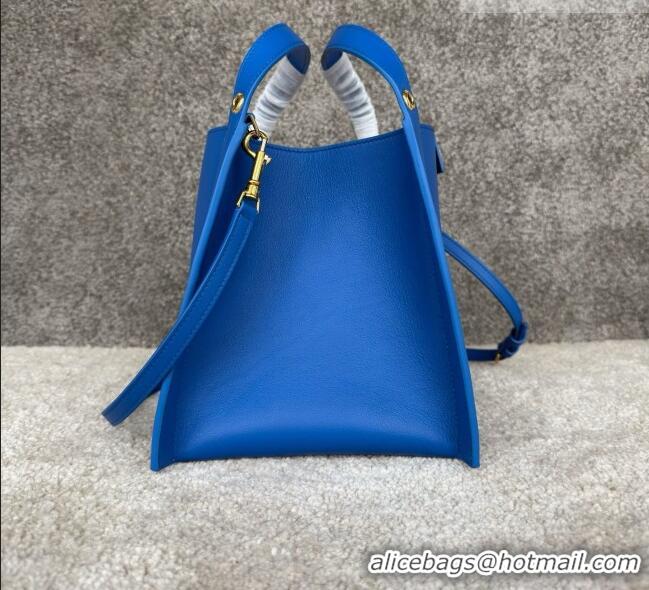 Top Grade Celine Small Cube Bag in Supple Calfskin 124182 C090456 Blue 2026