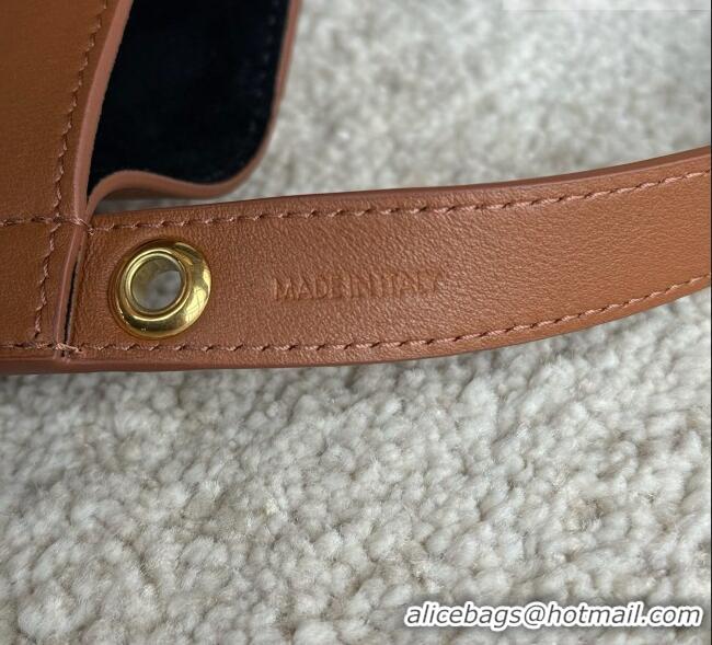 Most Popular Celine Small Cube Bag in Supple Calfskin 124182 C090457 Brown 2026
