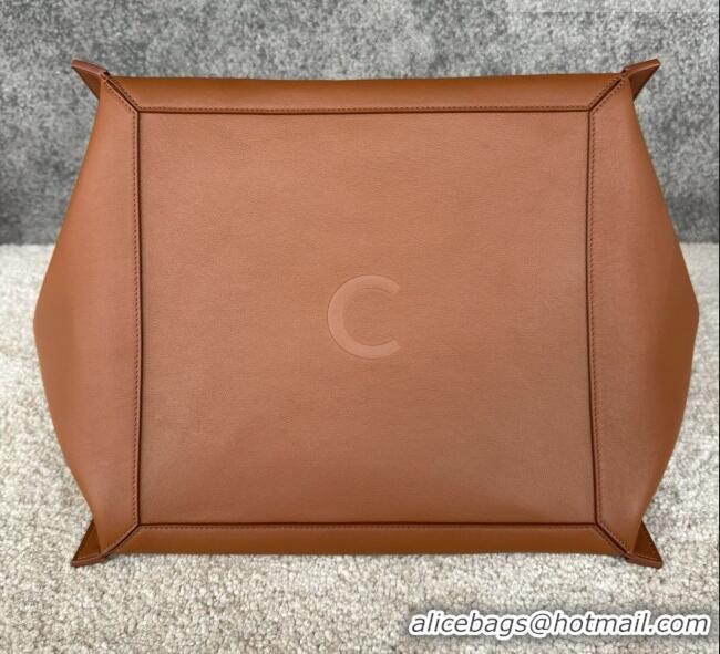Grade Discount Celine Medium Cube Bag in Supple Calfskin 123422 C090460 Brown 2026