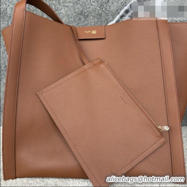 Grade Discount Celine Medium Cube Bag in Supple Calfskin 123422 C090460 Brown 2026