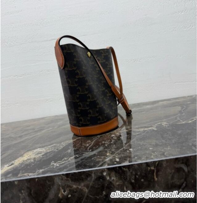 High Quality Celine Little Bucket in Triomphe Canvas L109U4 2026