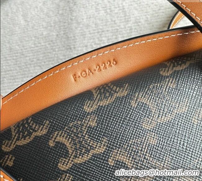 Best Price Celine Little Duffle in Triomphe Canvas and Natual Calfskin L10893 Brown 2026