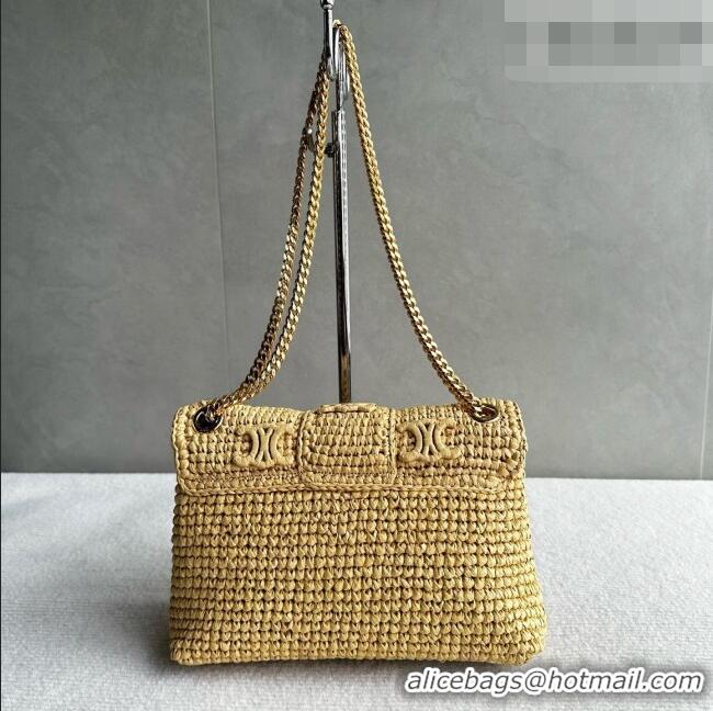 Buy Fashionable Celine Teen Victoire Bag in Raffia 115853 Beige 2026