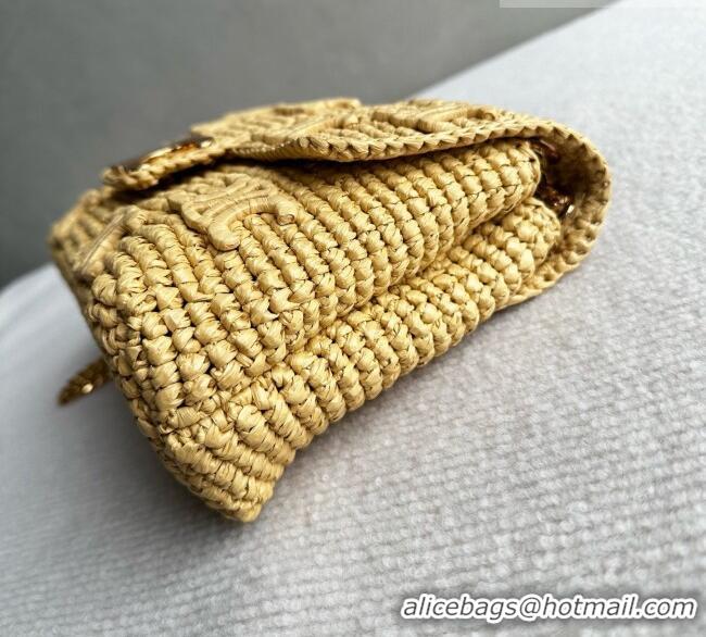 Buy Fashionable Celine Teen Victoire Bag in Raffia 115853 Beige 2026