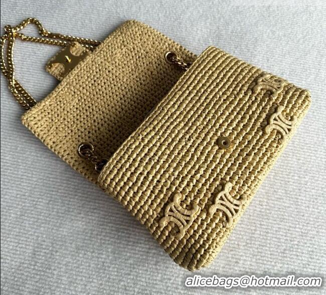 Buy Fashionable Celine Teen Victoire Bag in Raffia 115853 Beige 2026
