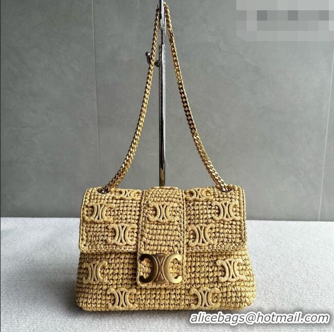 Buy Fashionable Celine Teen Victoire Bag in Raffia 115853 Beige 2026