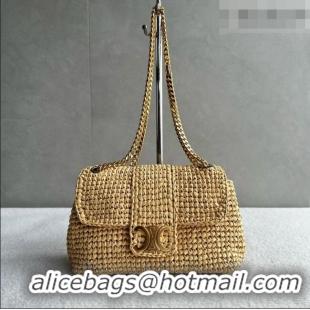 Buy New Cheap Celine Teen Victoire Bag in Raffia 116593 Beige 2026