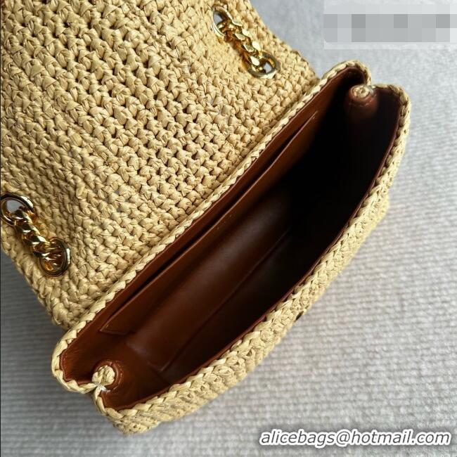 Buy New Cheap Celine Teen Victoire Bag in Raffia 116593 Beige 2026
