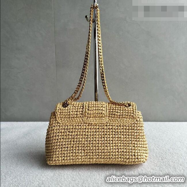 Buy New Cheap Celine Teen Victoire Bag in Raffia 116593 Beige 2026