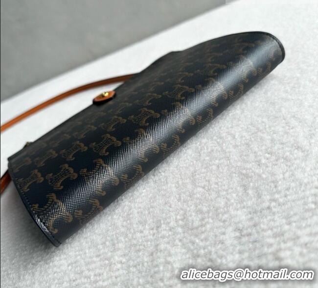 Buy Discount Celine Note Book in Triomphe Canvas and Natual Calfskin L106B3 Brown 2026
