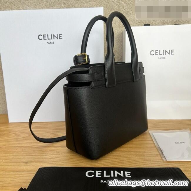 Best Grade Celine Teen Conti Bag in Calfskin 114543 Black 2026