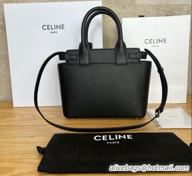 Best Grade Celine Teen Conti Bag in Calfskin 114543 Black 2026