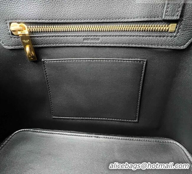 Best Grade Celine Teen Conti Bag in Calfskin 114543 Black 2026
