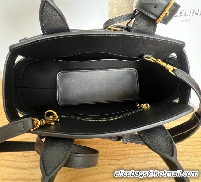 Best Grade Celine Teen Conti Bag in Calfskin 114543 Black 2026