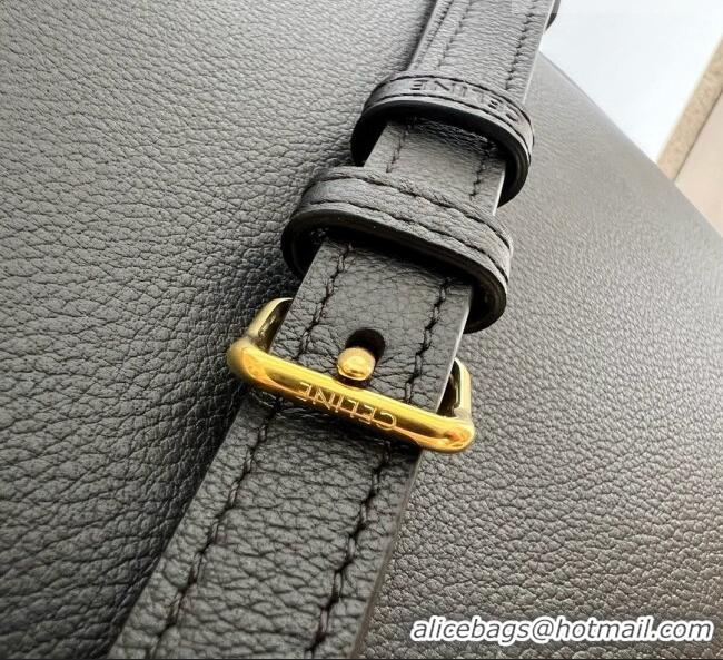 Best Grade Celine Teen Conti Bag in Calfskin 114543 Black 2026