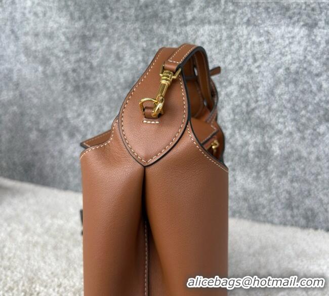 Buy Fashionable Celine Mini Hobo Bag in Smooth Calfskin L10133 Brown 2026
