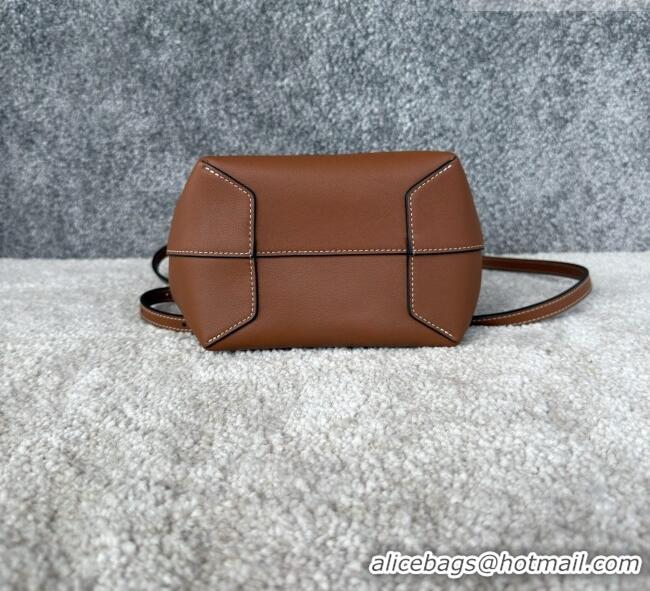 Buy Fashionable Celine Mini Hobo Bag in Smooth Calfskin L10133 Brown 2026