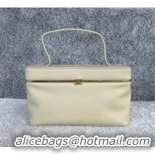 Shop Inexpensive Celine VANITY Frame in Supple Calfskin 123702 Beige 2026