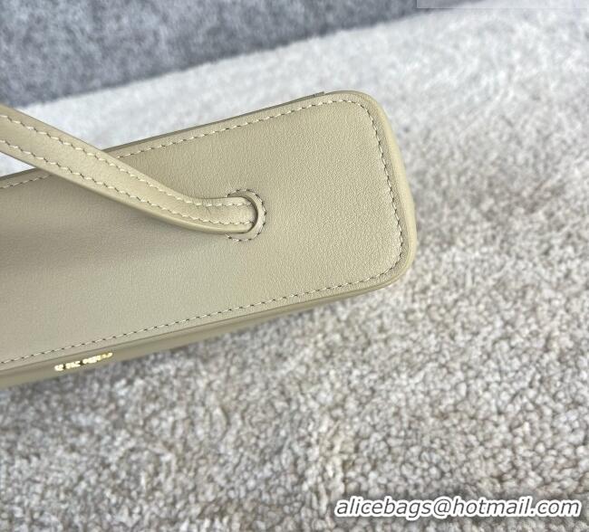 Shop Inexpensive Celine VANITY Frame in Supple Calfskin 123702 Beige 2026