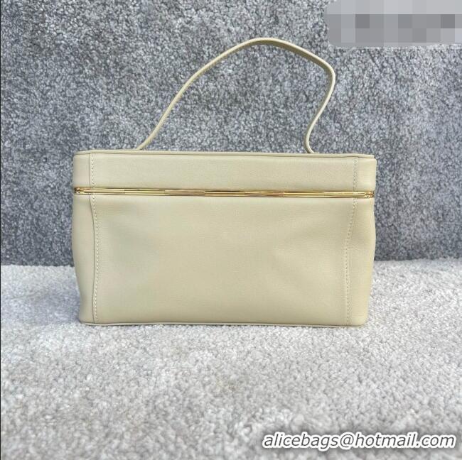 Shop Inexpensive Celine VANITY Frame in Supple Calfskin 123702 Beige 2026