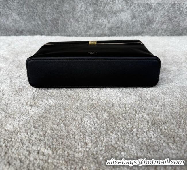 Luxury Cheap Celine VANITY Frame in Supple Calfskin 123702 Black 2026