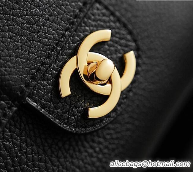 Traditional Specials Chanel Small Maxi Flap Bag in Grained Calfskin AS6231 Burgundy/Gold 2026