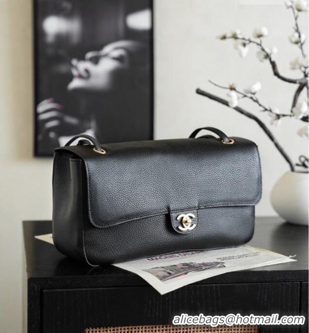 Traditional Specials Chanel Small Maxi Flap Bag in Grained Calfskin AS6231 Burgundy/Gold 2026
