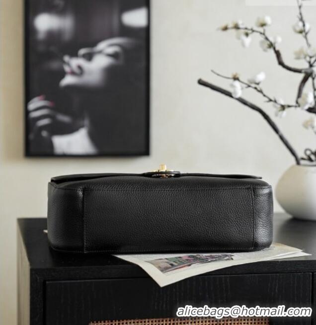 Traditional Specials Chanel Small Maxi Flap Bag in Grained Calfskin AS6231 Burgundy/Gold 2026