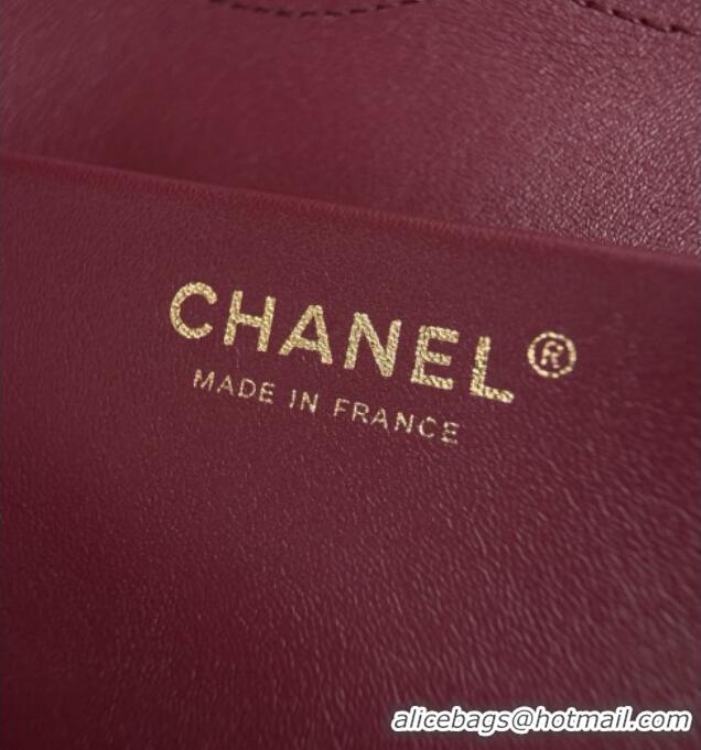 New Design Chanel Small Maxi Flap Bag in Grained Calfskin AS6231 Light Grey/Gold 2026
