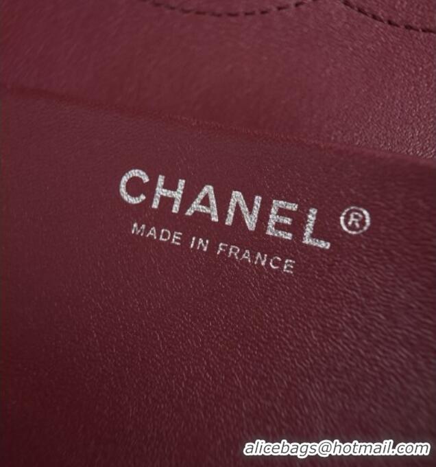 Unique Grade Chanel Small Maxi Flap Bag in Grained Calfskin AS6231 Beige/Silver 2026