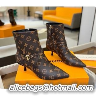 Low Price Louis Vuitton 6AM Ankle Boot in Brown Monogram 5.5cm Heel LV091742 2026