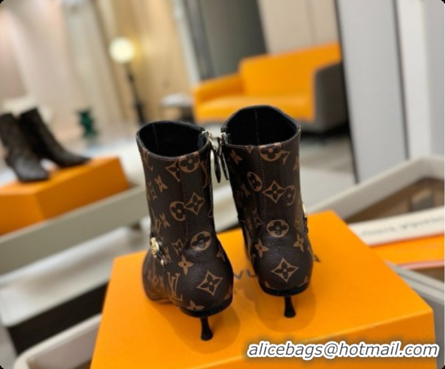 Low Price Louis Vuitton 6AM Ankle Boot in Brown Monogram 5.5cm Heel LV091742 2026