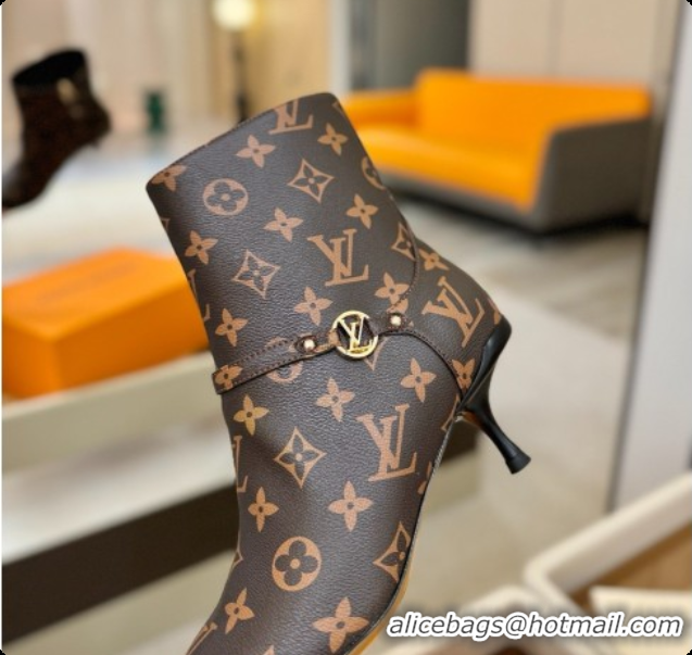Low Price Louis Vuitton 6AM Ankle Boot in Brown Monogram 5.5cm Heel LV091742 2026