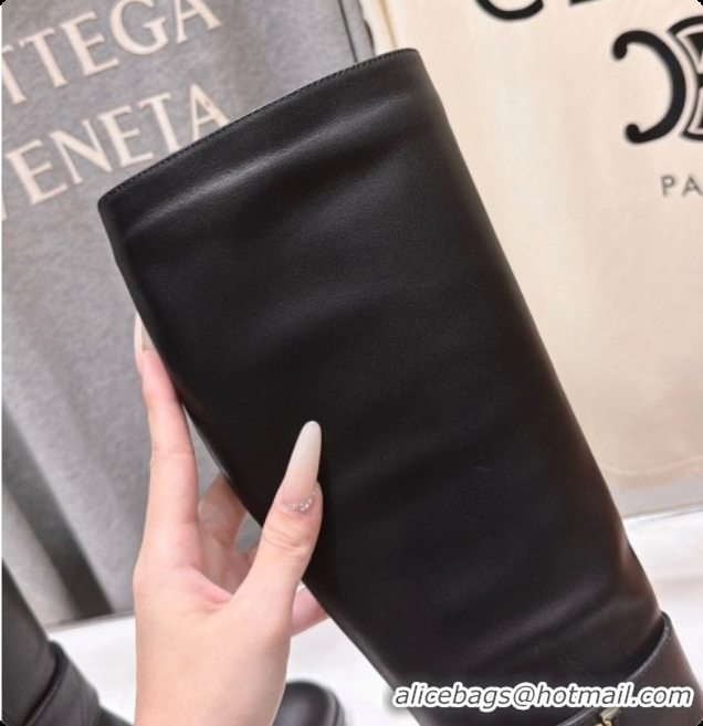 Unique Style Louis Vuitton Midtown High Boot in Black Plain Calfskin 1AIUK0 LV091745 2026