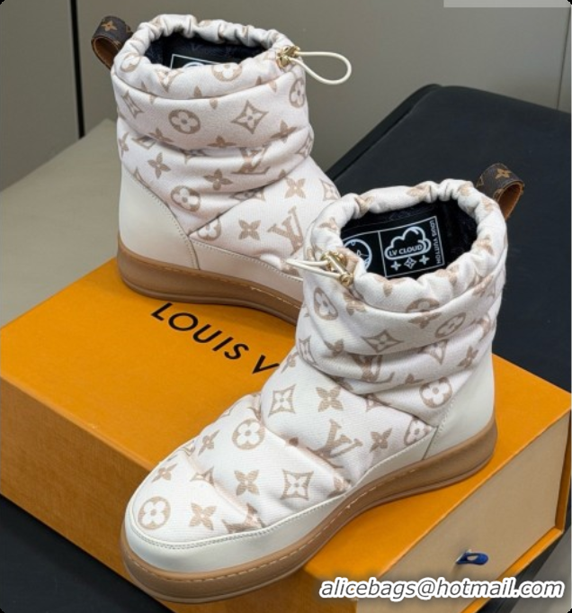 Grade Design Louis Vuitton LV Cloud Ankle Boot Sneaker 1AIVJ7 LV091747 White 2026