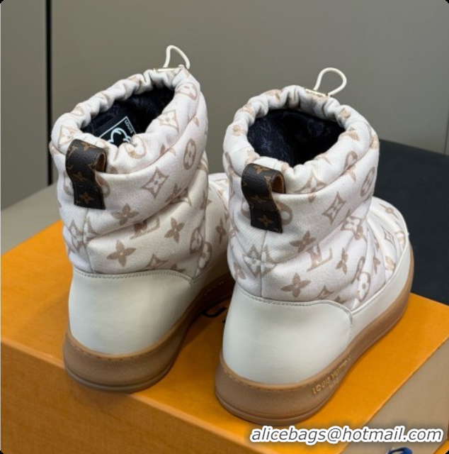 Grade Design Louis Vuitton LV Cloud Ankle Boot Sneaker 1AIVJ7 LV091747 White 2026