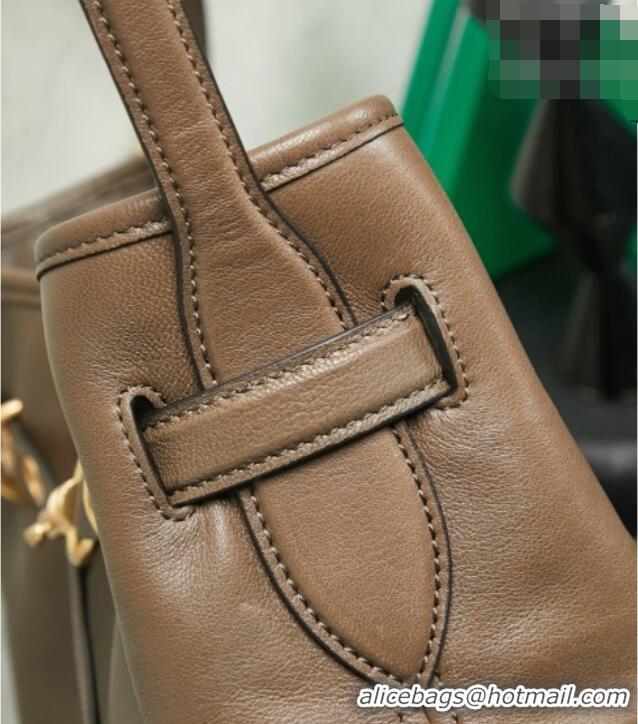 Market Sells Miu Miu Aventure Nappa Leather Bucket Bag 5BE101 Tundra 2026