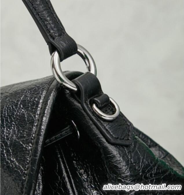 Best Price Miu Miu Crinkle Leather Backpack 5BZ043 Black 2026